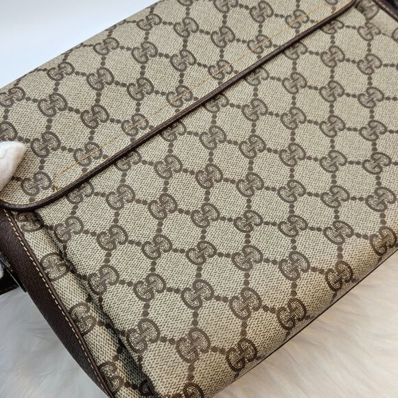 Gucci Web Sherry Line PVC Shoulder Bag - Picture 6 of 17